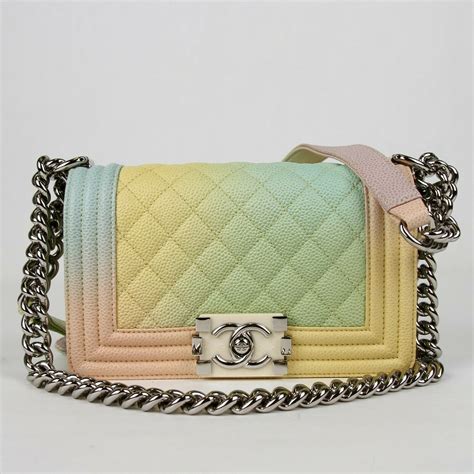 chanel le boy rainbow price|chanel men's bag.